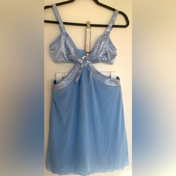 | Dolls Kill | SugarThrillz | NWOT | Blue | Dress | Size LRG | - Picture 1 of 3
